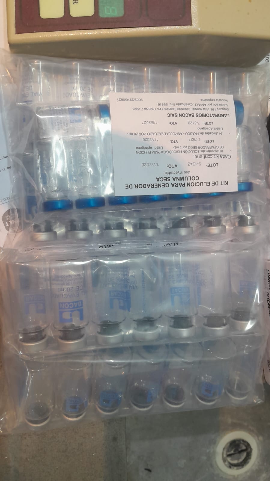 Kit de elución